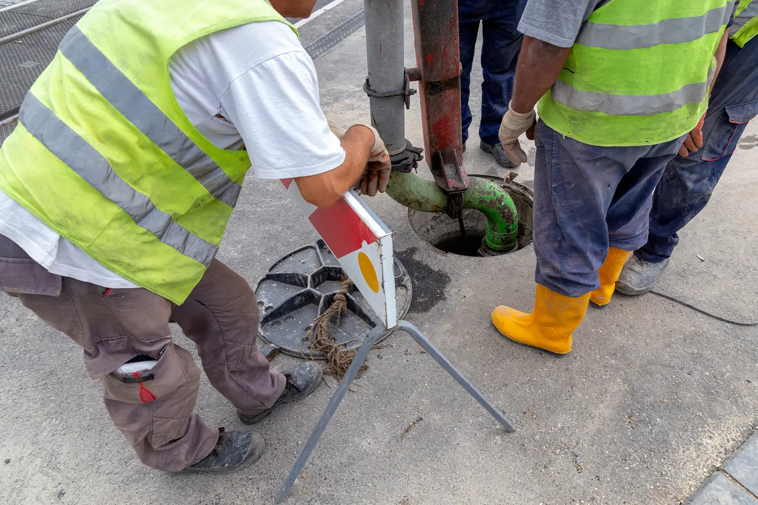 CCTV drain survey inspection in Ashtead
